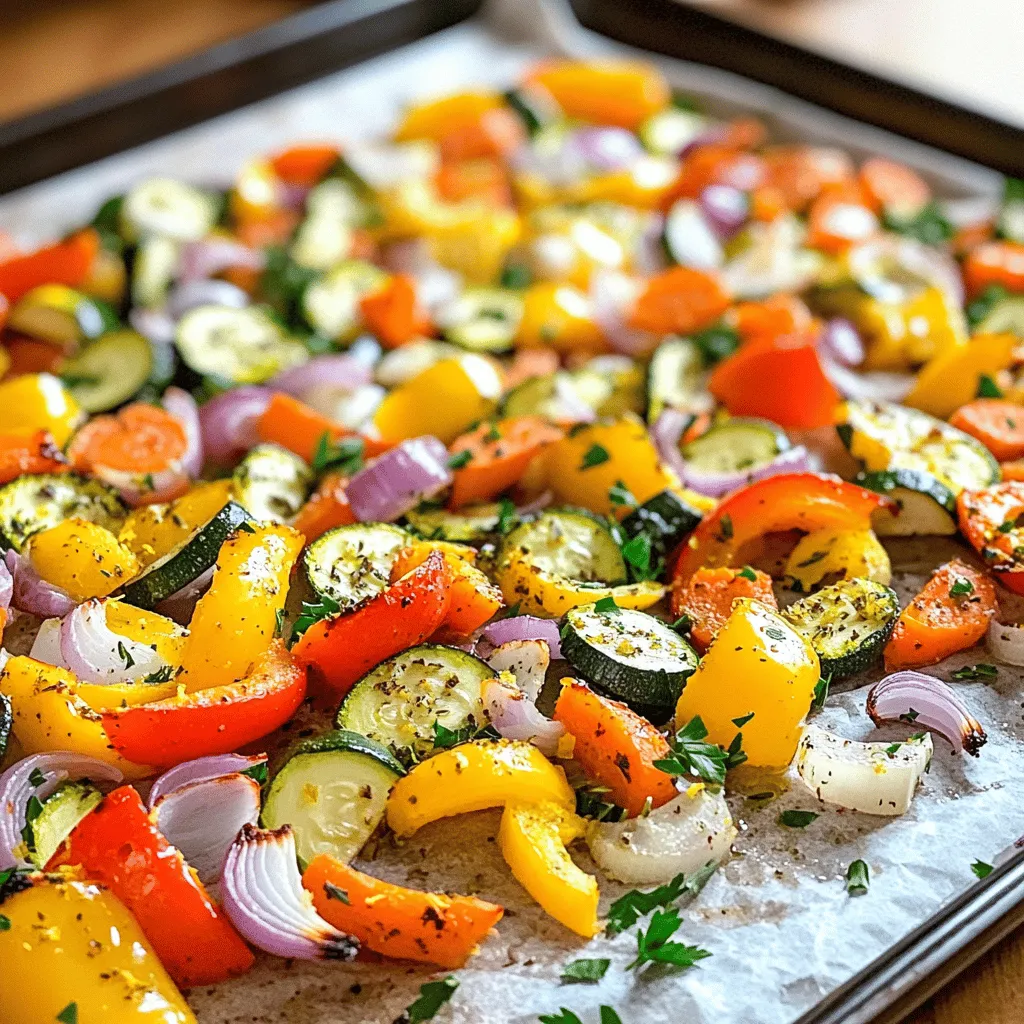 Lemon Herb Roasted Veggies Simple and Flavorful Dish