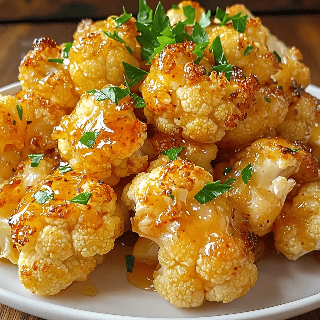 Honey Garlic Roasted Cauliflower Flavorful Side Dish