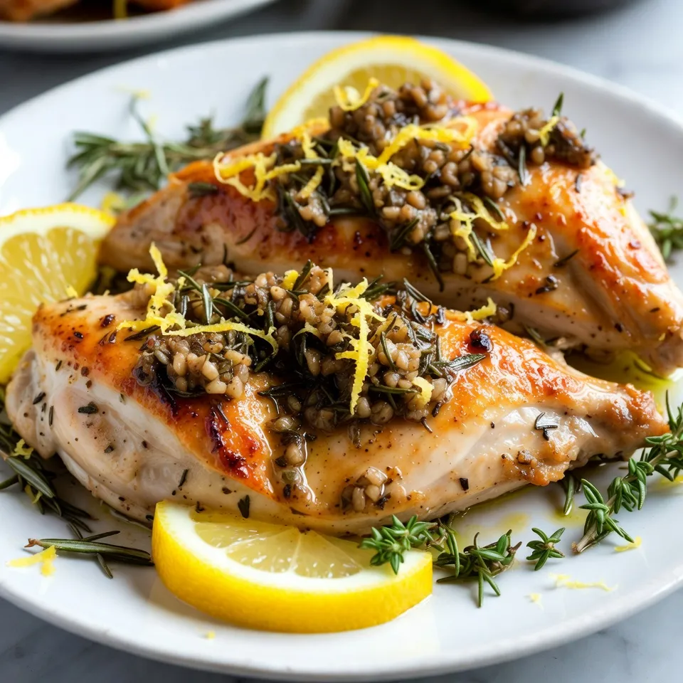 Garlic Herb Roasted Chicken Breasts Flavorful Delight