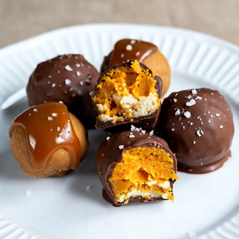 Caramel Pumpkin Spice Truffles Delightful Fall Treat