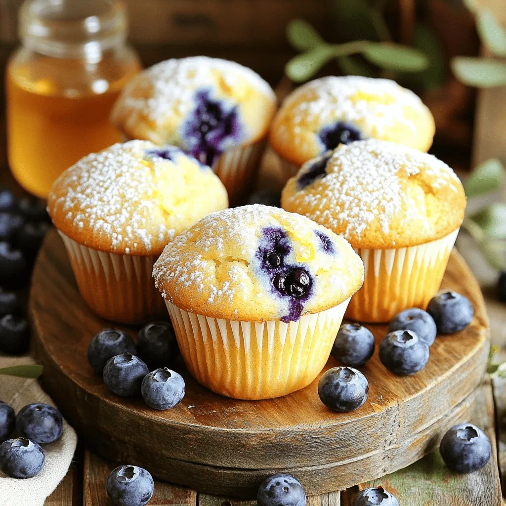 Lemon Ricotta Blueberry Muffins Fresh and Fluffy Treat
