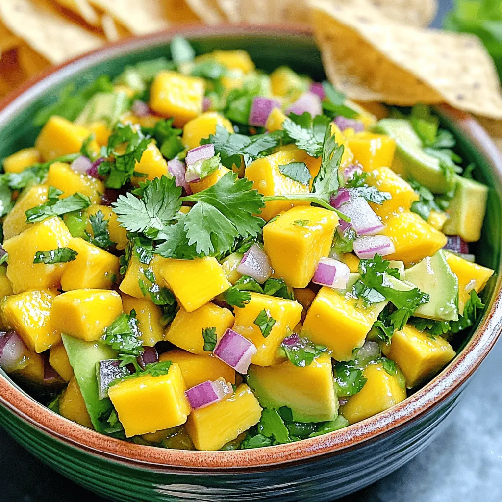 Mango Avocado Salsa Fresh and Flavorful Delight