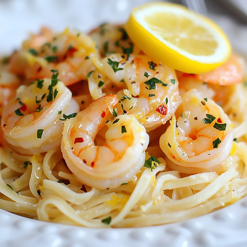 Lemon Garlic Shrimp Scampi Flavorful Dinner Delight