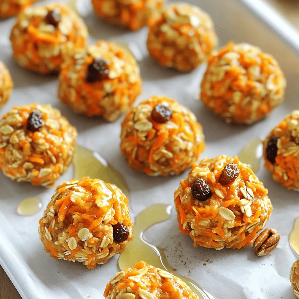 Carrot Cake Energy Bites Healthy and Tasty Snack