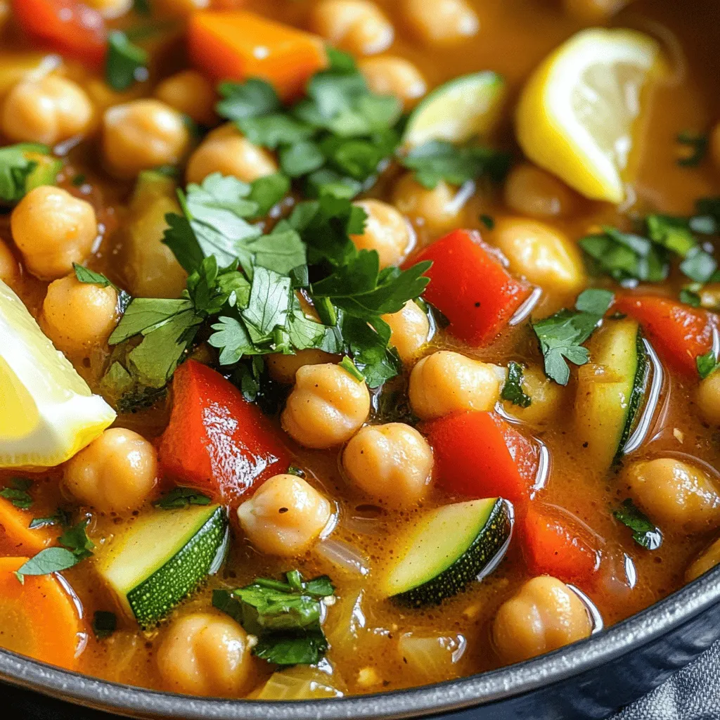 Moroccan Chickpea Stew Flavorful and Simple Recipe