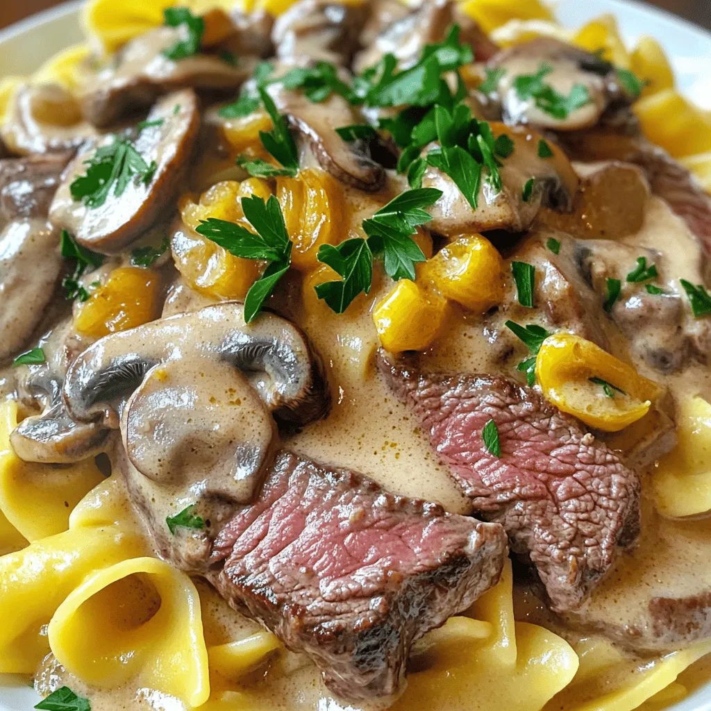 Classic Beef Stroganoff Tasty and Comforting Recipe
