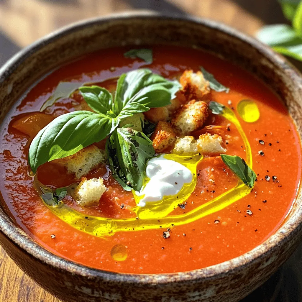 Easy Roasted Tomato Soup Flavorful Comfort Bowl