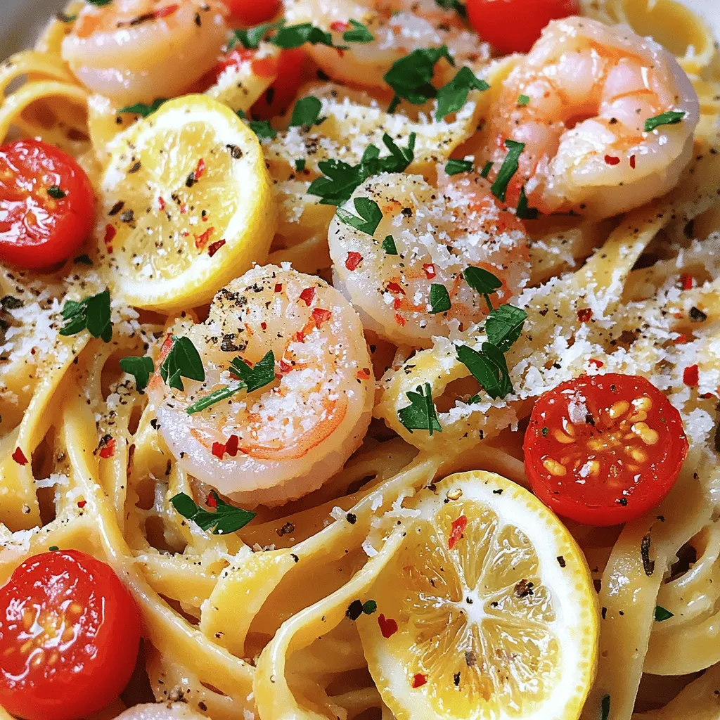 Lemon Garlic Shrimp Pasta Simple and Flavorful Dish