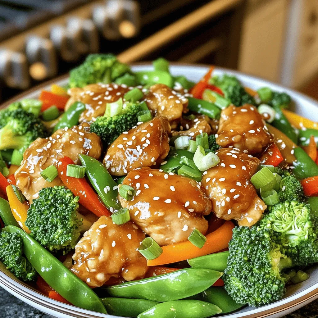 Honey Sesame Chicken Stir Fry Quick and Tasty Meal