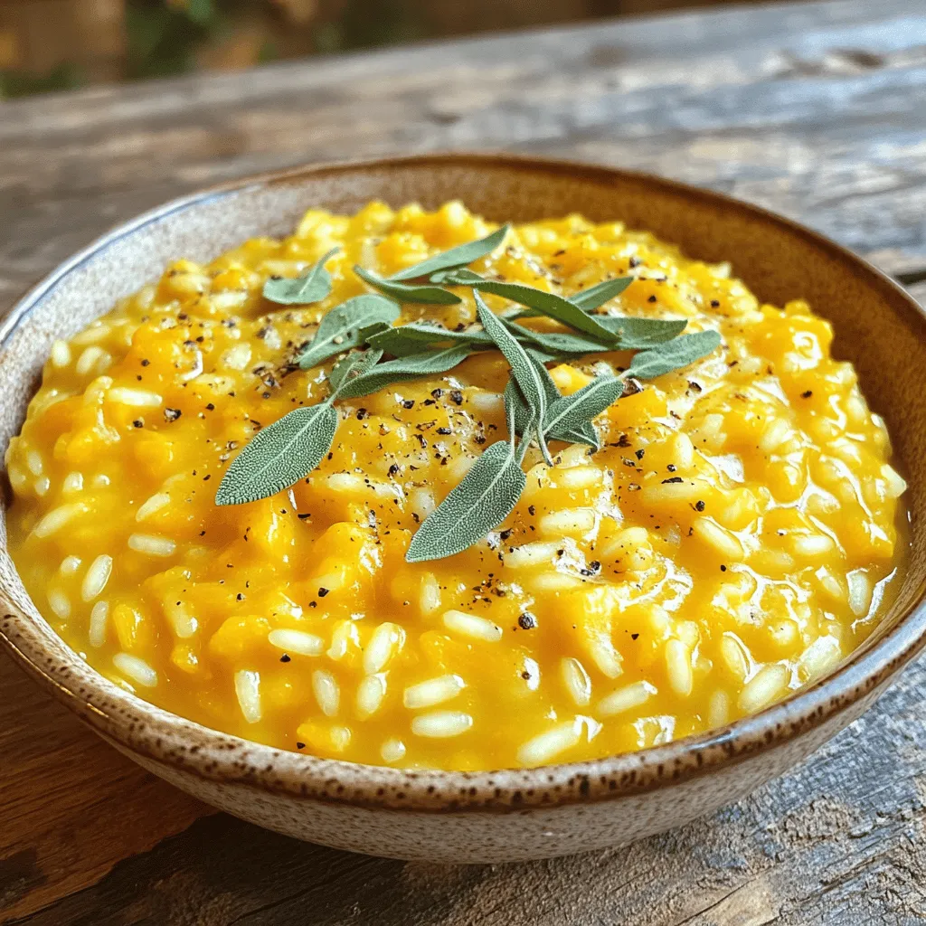 Pumpkin Risotto with Sage Flavorful Comfort Food