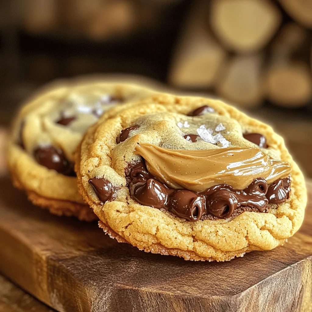 Biscoff Stuffed Chocolate Chip Cookies Delightful Treat