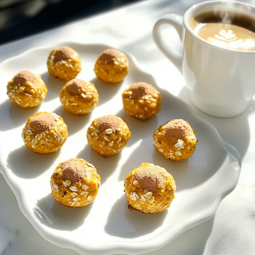No-Bake Pumpkin Spice Latte Bites Tasty and Easy Treat