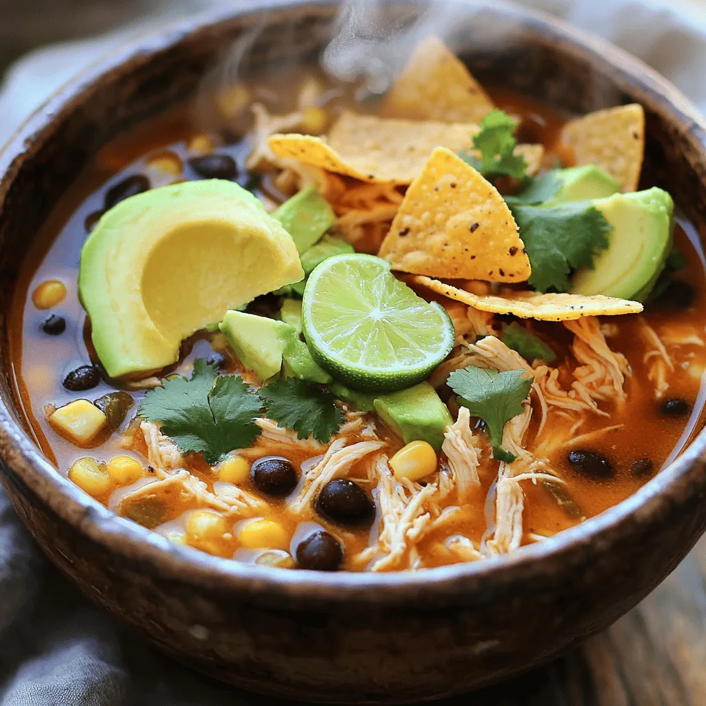 Easy Chicken Tortilla Soup Quick and Flavorful Meal