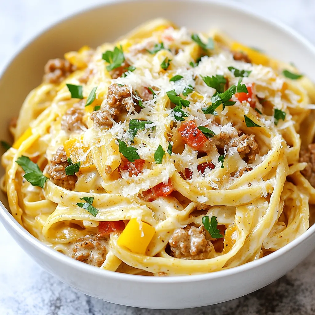 Creamy Cajun Turkey Pasta Rich and Flavorful Dish
