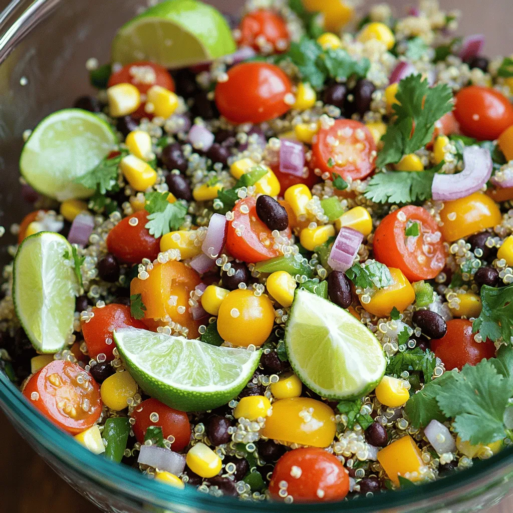 Cilantro Lime Quinoa Salad Fresh and Flavorful Delight