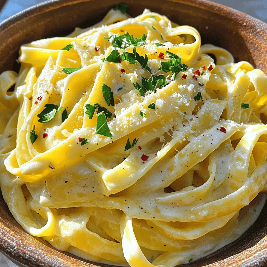 Creamy Garlic Parmesan Pasta Flavorful Dinner Option