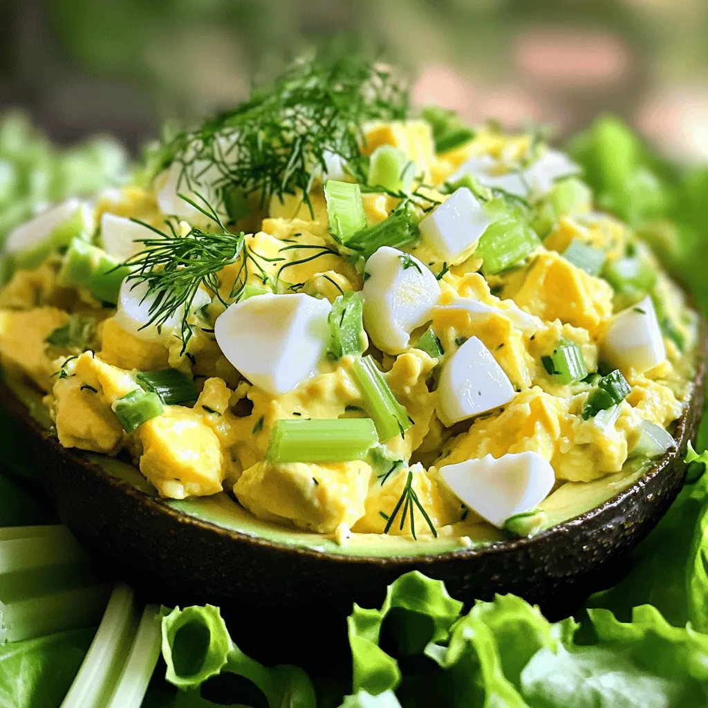 Avocado Egg Salad Tasty and Nutritious Delight