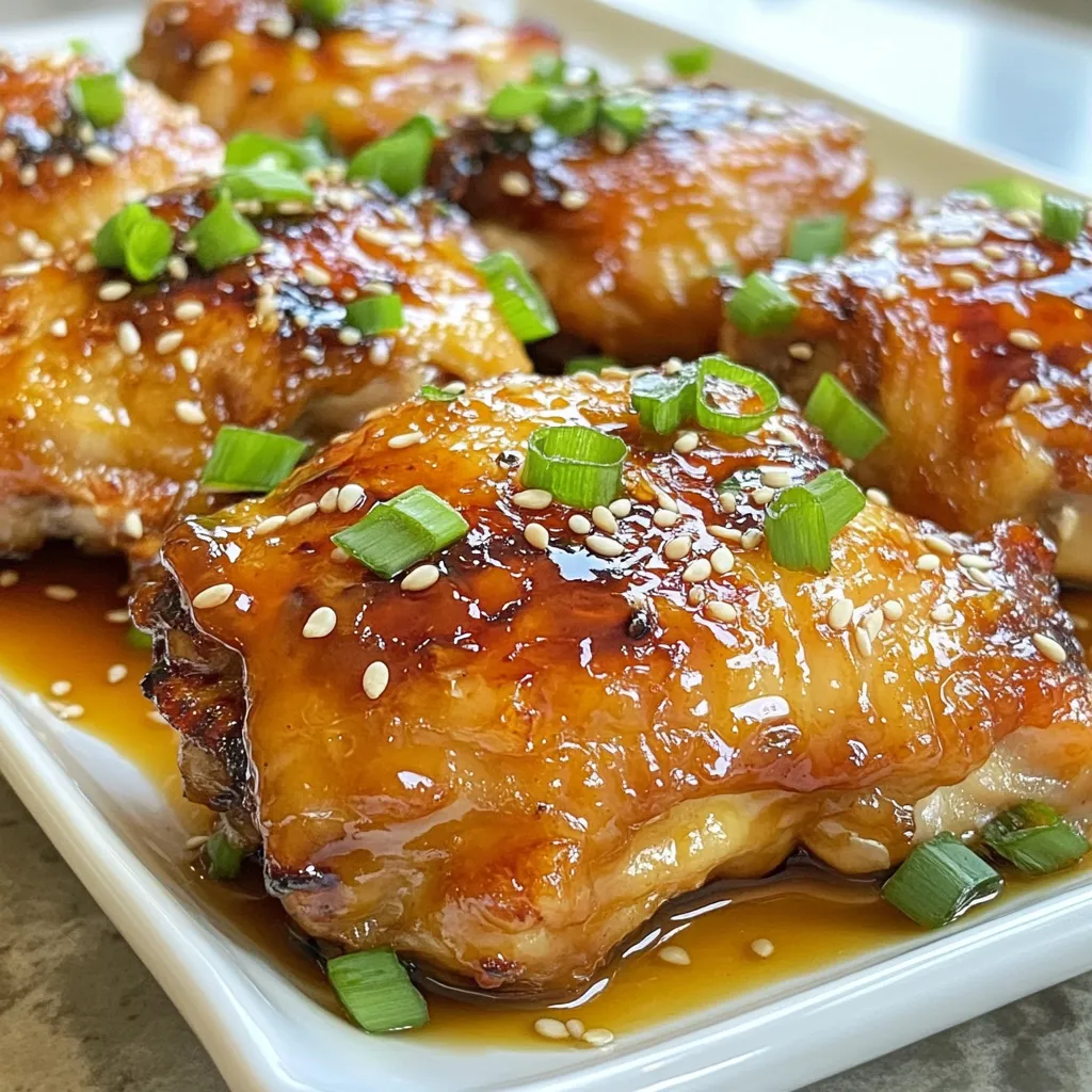 Honey Garlic Chicken Thighs Flavorful Weeknight Meal