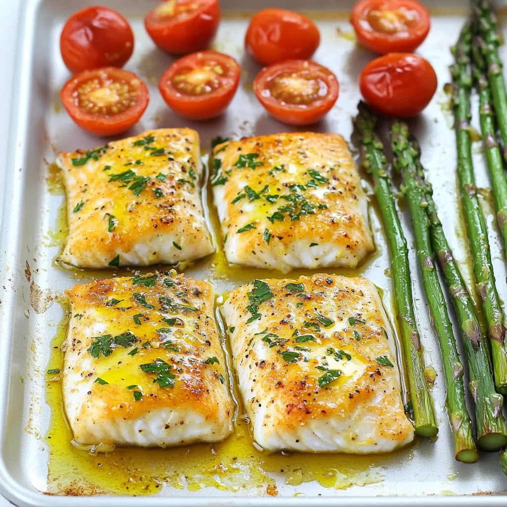 Sheet-Pan Lemon Garlic Haddock Flavorful Dinner Delight