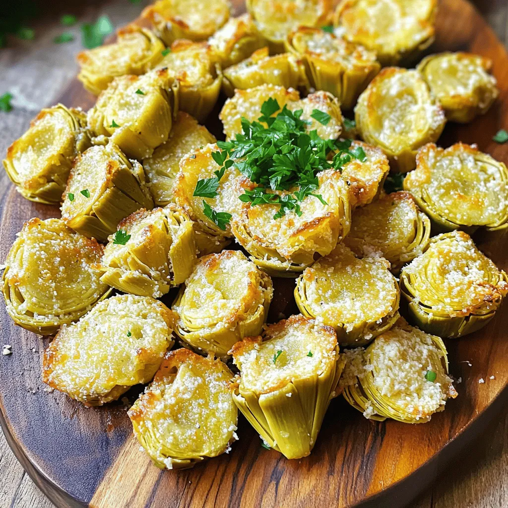 Air Fryer Garlic Parmesan Artichoke Hearts Delight