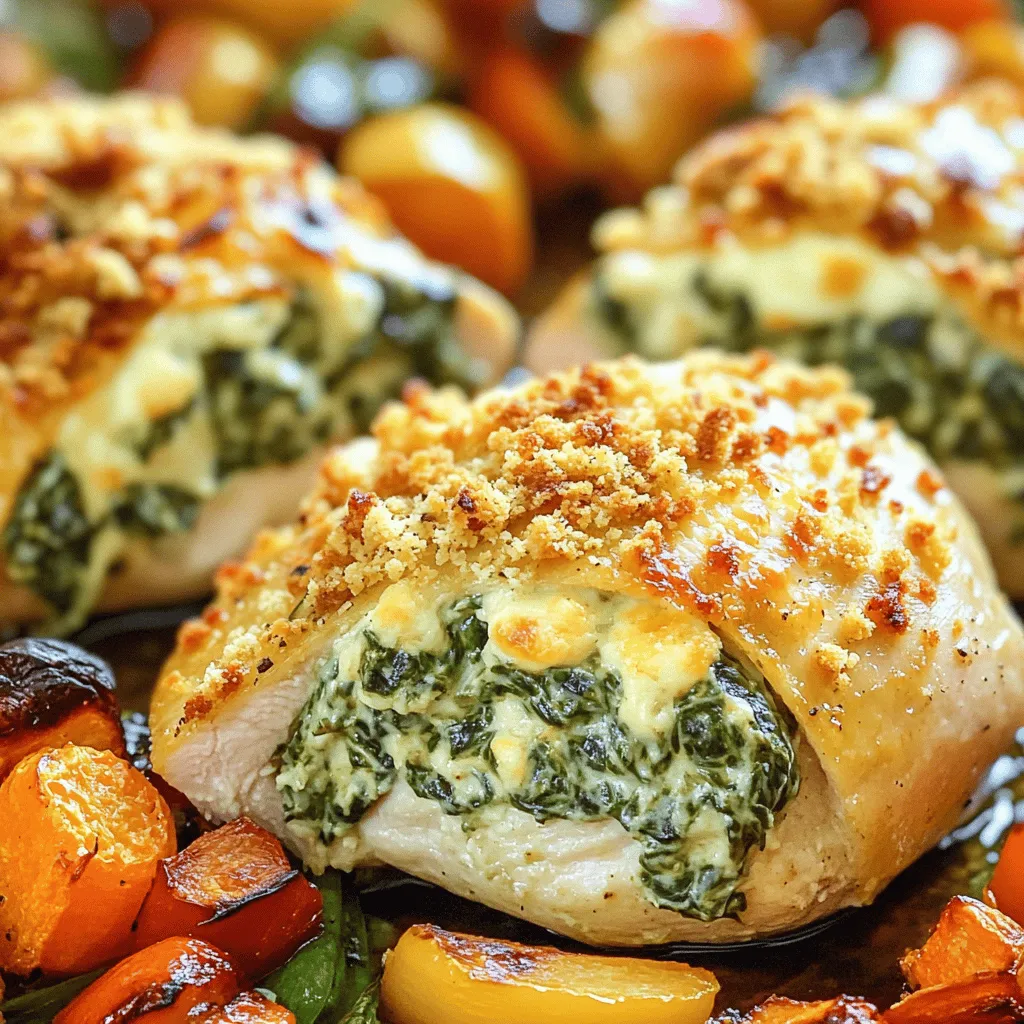 Cheesy Spinach Stuffed Chicken Flavorful Dinner Idea