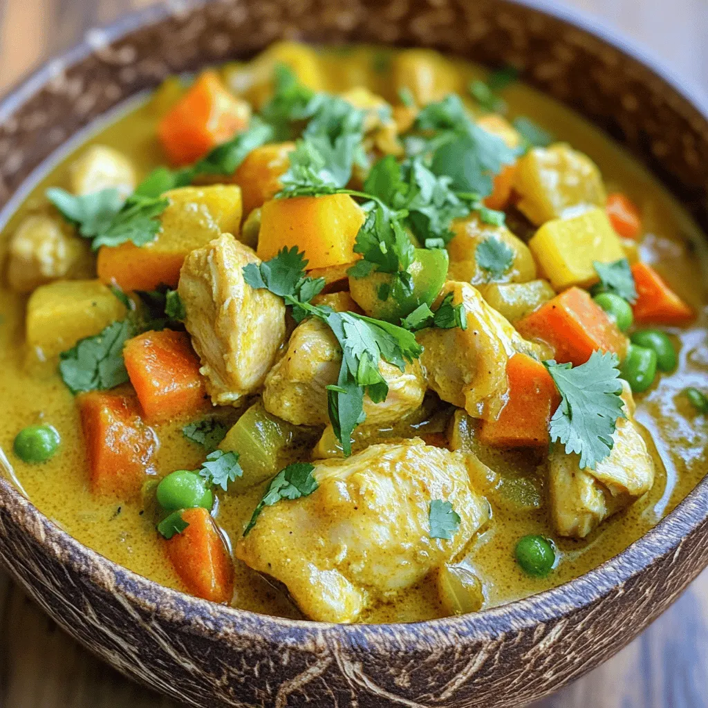 Chicken and Vegetable Curry Quick and Simple Meal