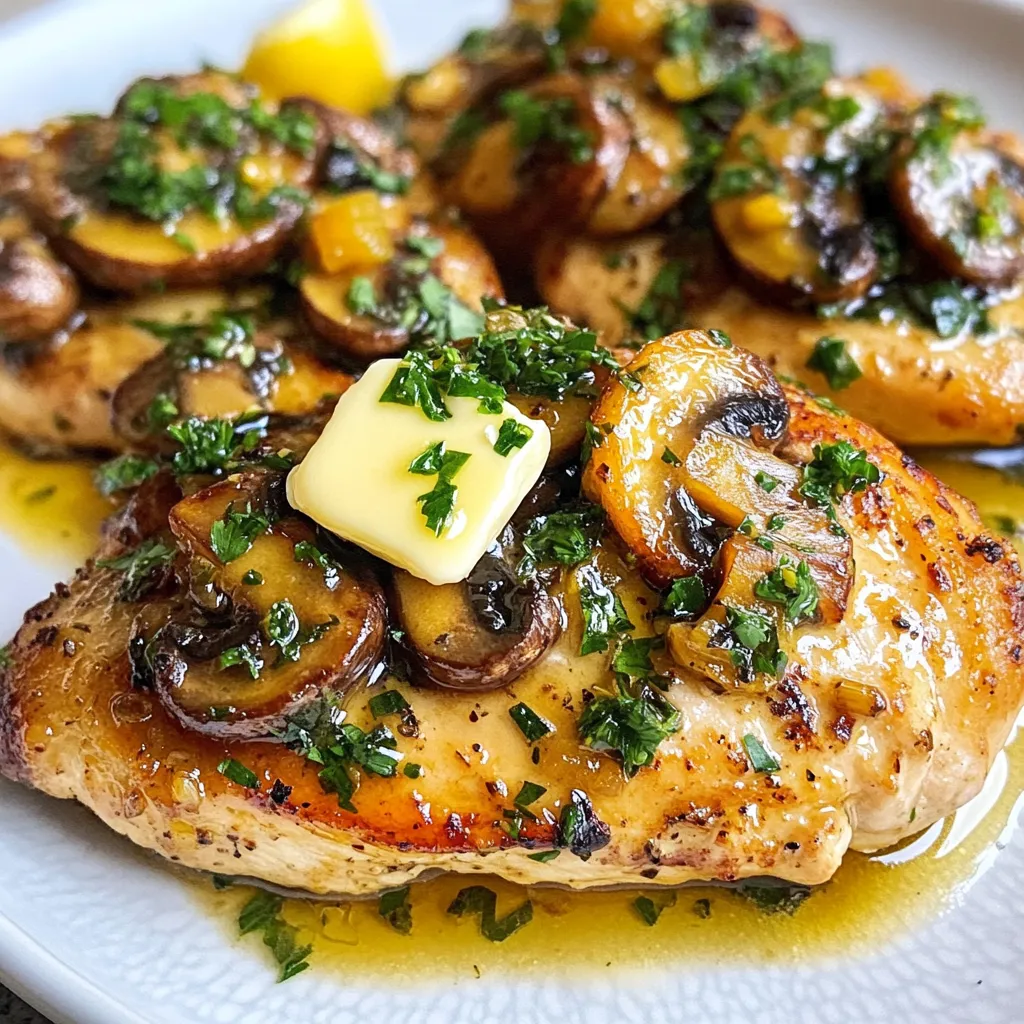 Garlic Butter Mushroom Chicken Simple and Tasty Dish