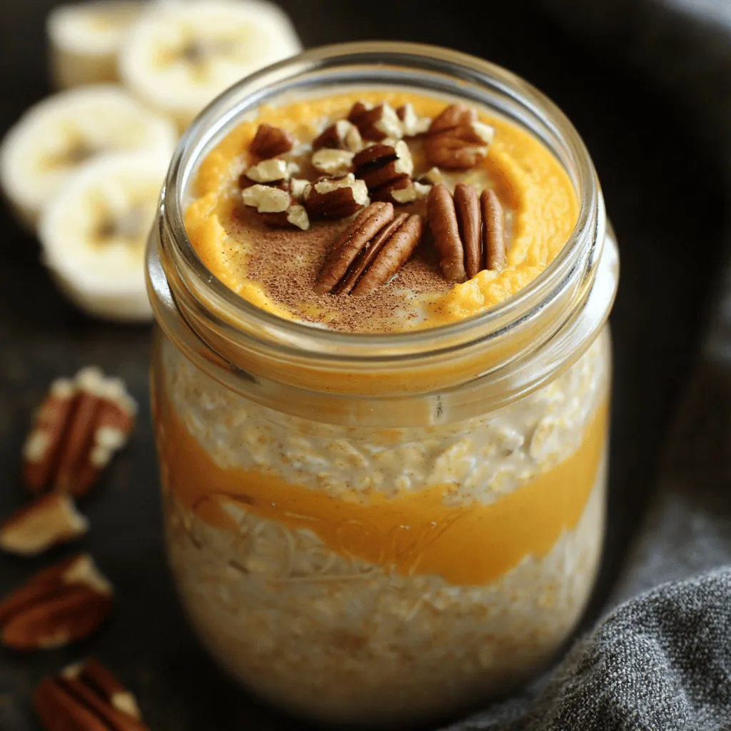 Pumpkin Spice Overnight Oats Cozy and Comforting Recipe