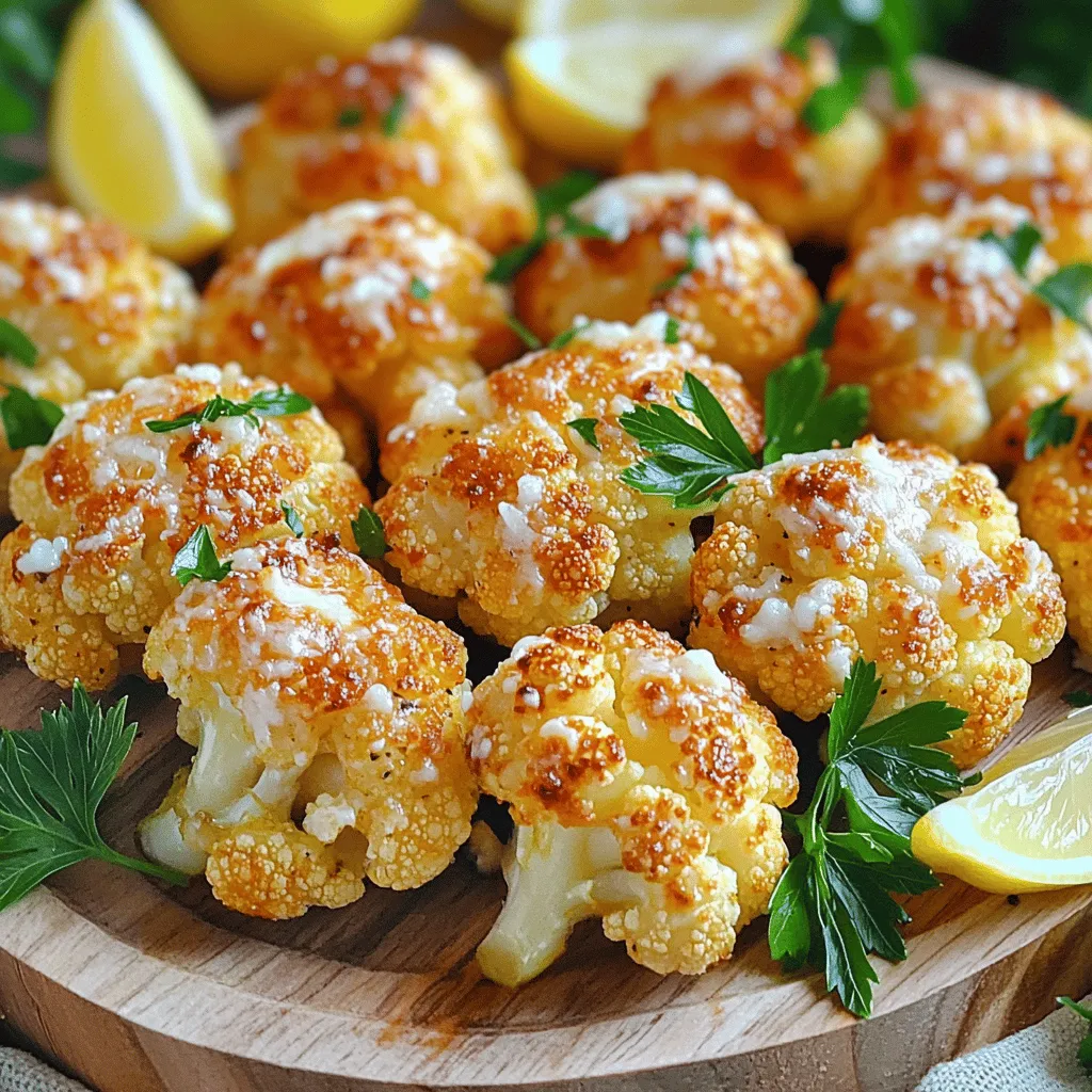 Garlic Parmesan Roasted Cauliflower Simple and Tasty
