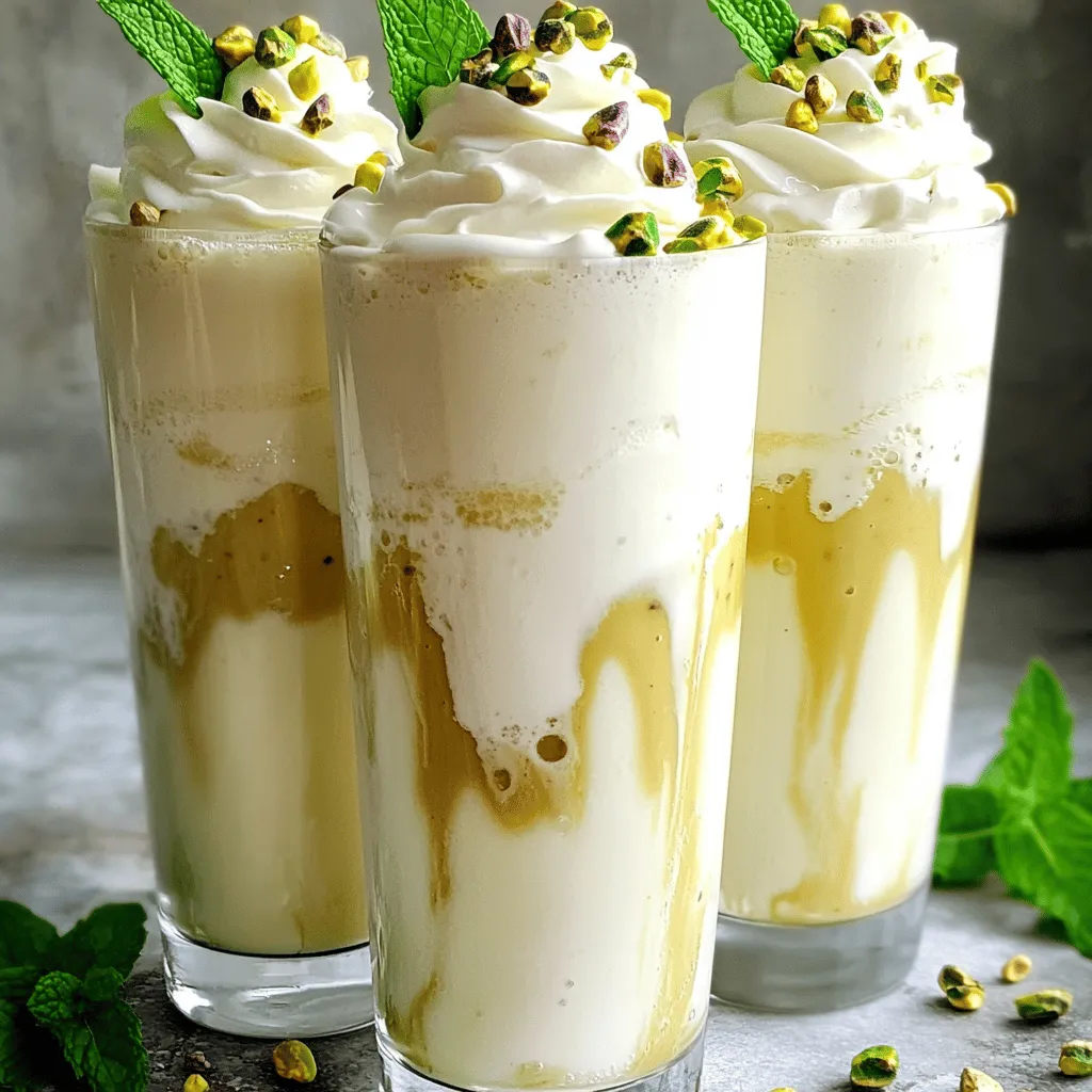 Pistachio White Chocolate Shake Creamy and Delicious Treat