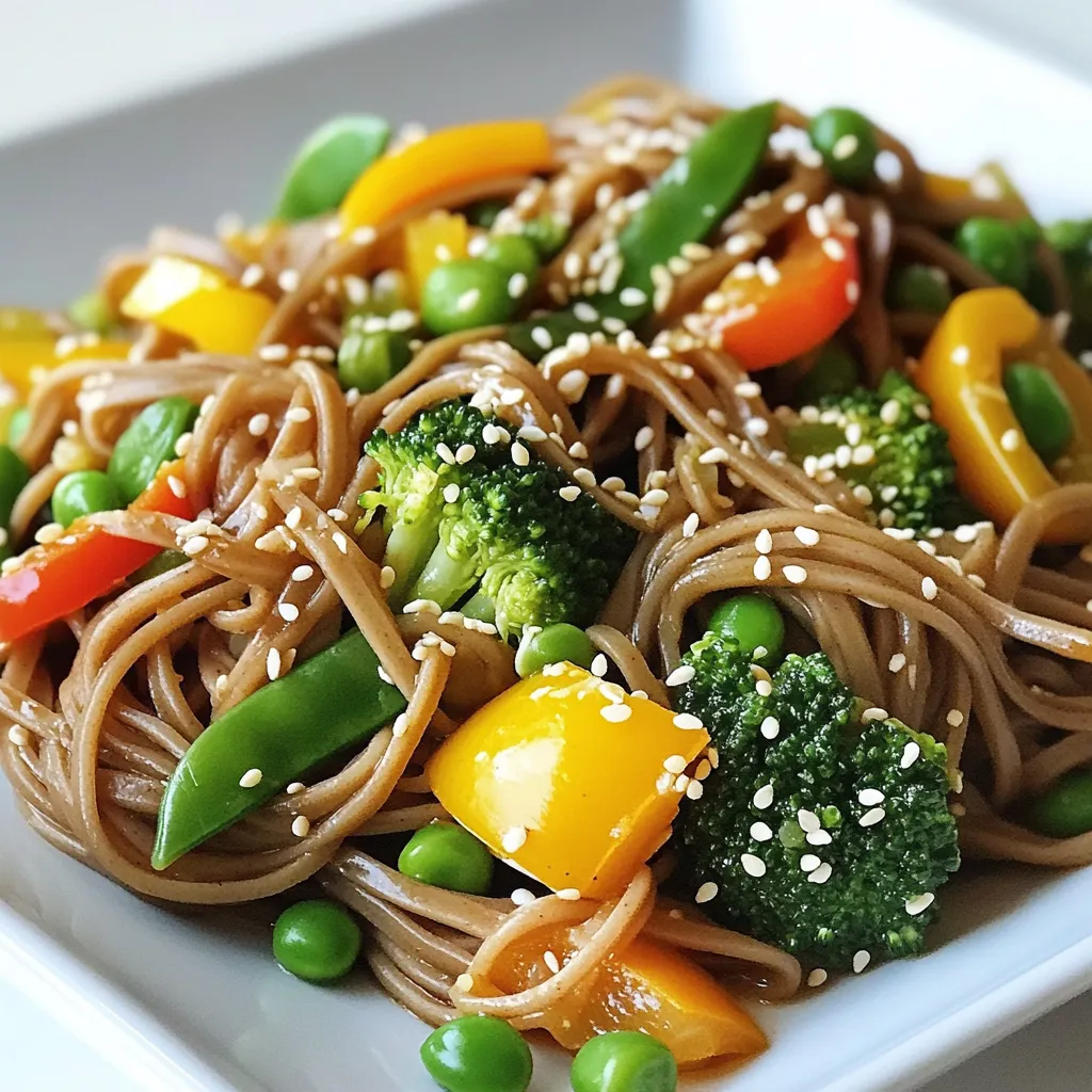 Ginger Soy Soba Noodle Stir Fry Flavorful and Easy Meal