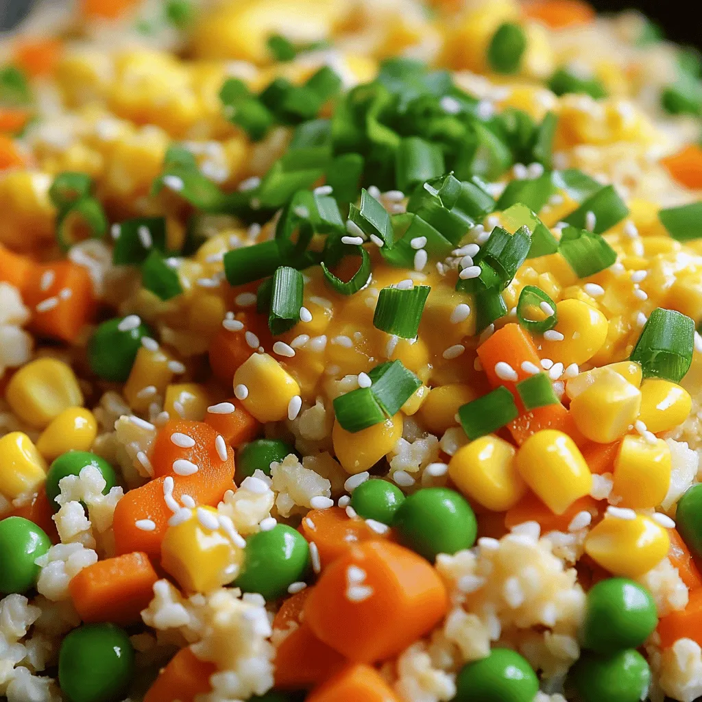 Easy Cauliflower Fried Rice Flavorful Low-Carb Meal