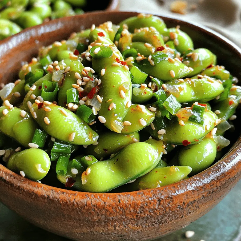 Spicy Garlic Edamame Irresistible Flavor Burst
