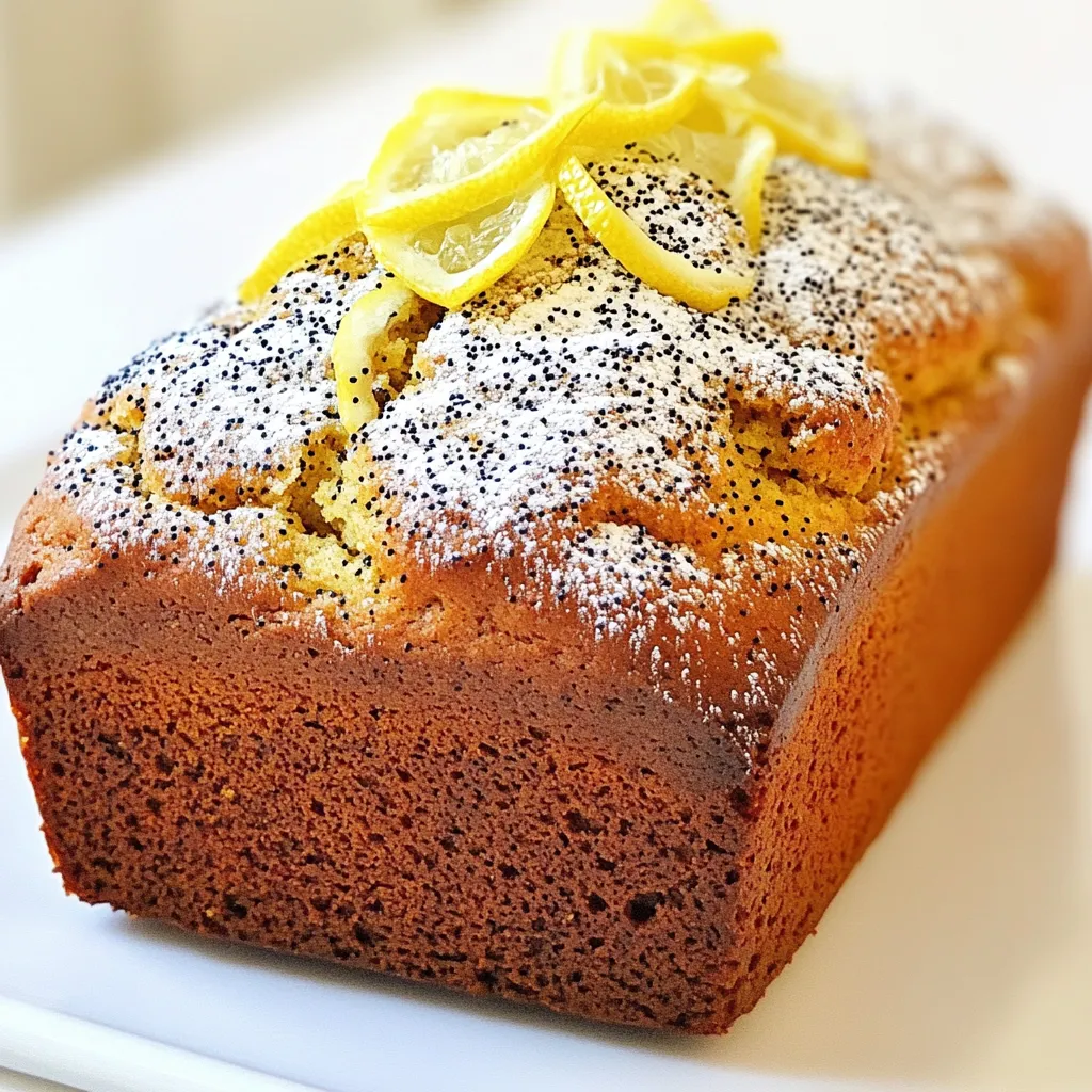 Lemon Poppy Seed Loaf Fresh and Moist Recipe