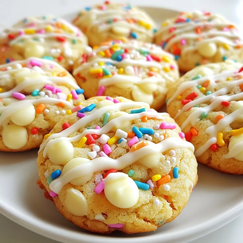 Funfetti Birthday Cake Cookies Perfect for Celebrations