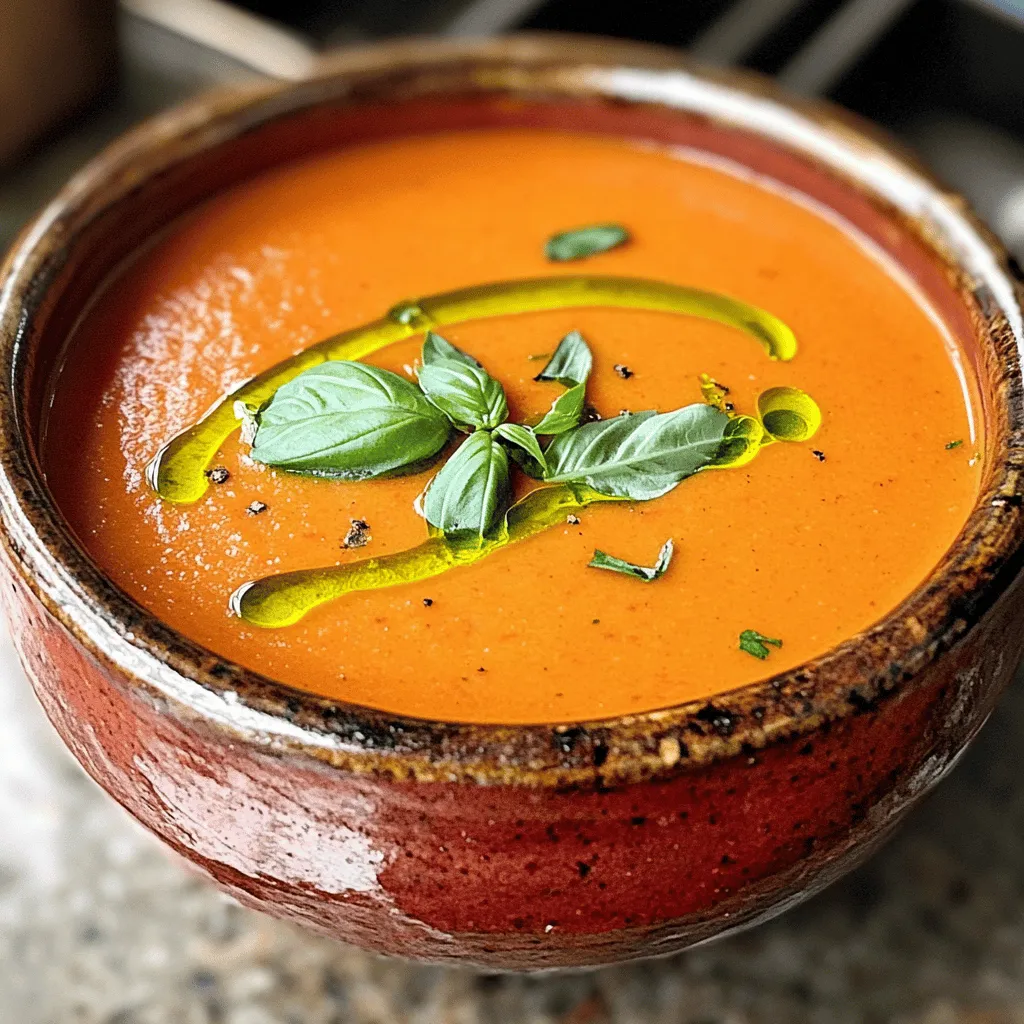 Creamy Tomato Basil Soup Simple and Flavorful Recipe