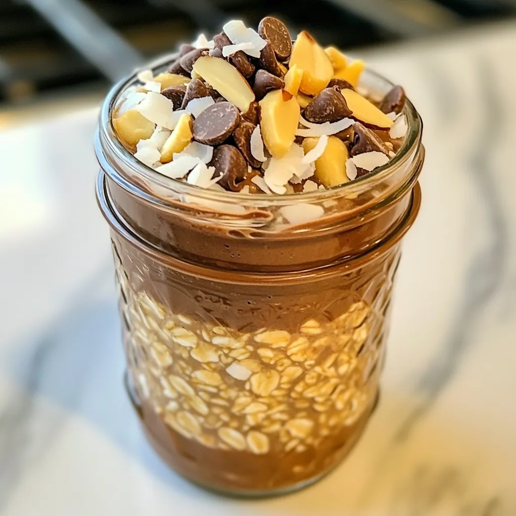 Almond Joy Overnight Oats Tasty and Easy Recipe