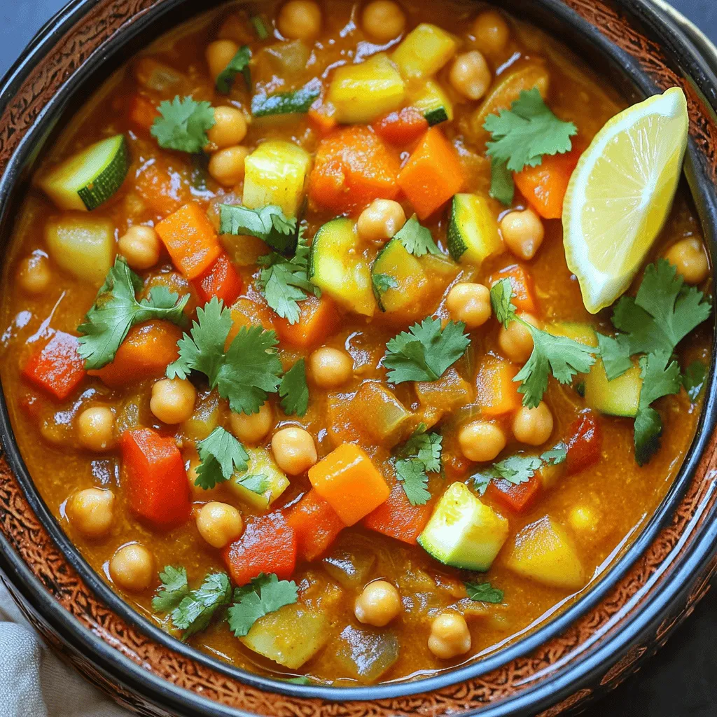 Moroccan Chickpea Tagine Flavorful and Easy Recipe
