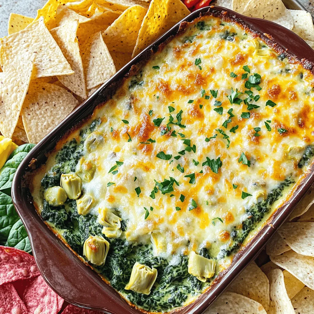 Easy Spinach Artichoke Dip Flavorful and Simple Recipe