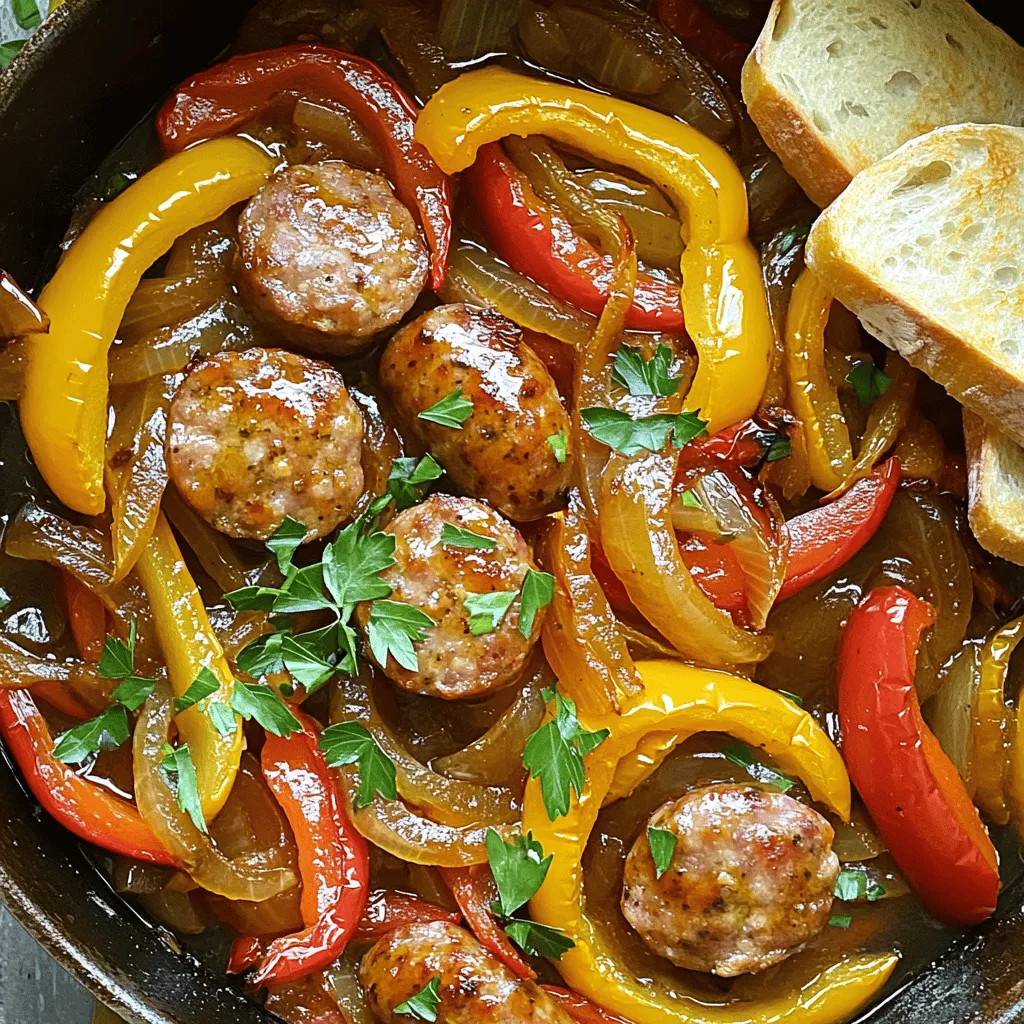 One Pan Sausage and Peppers Hearty Meal Made Easy