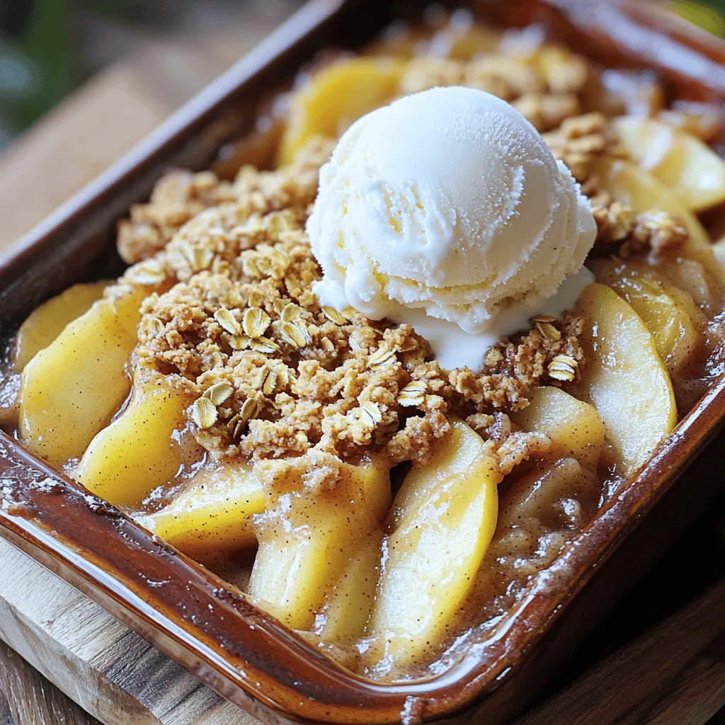 Cinnamon Apple Crumble Delight Easy and Delicious Recipe