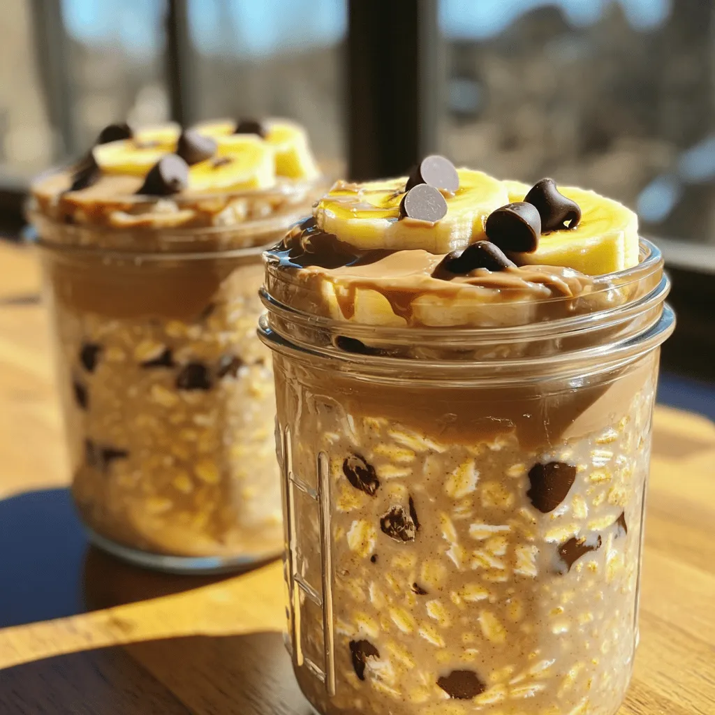 High-Protein Peanut Butter Cup Overnight Oats Recipe