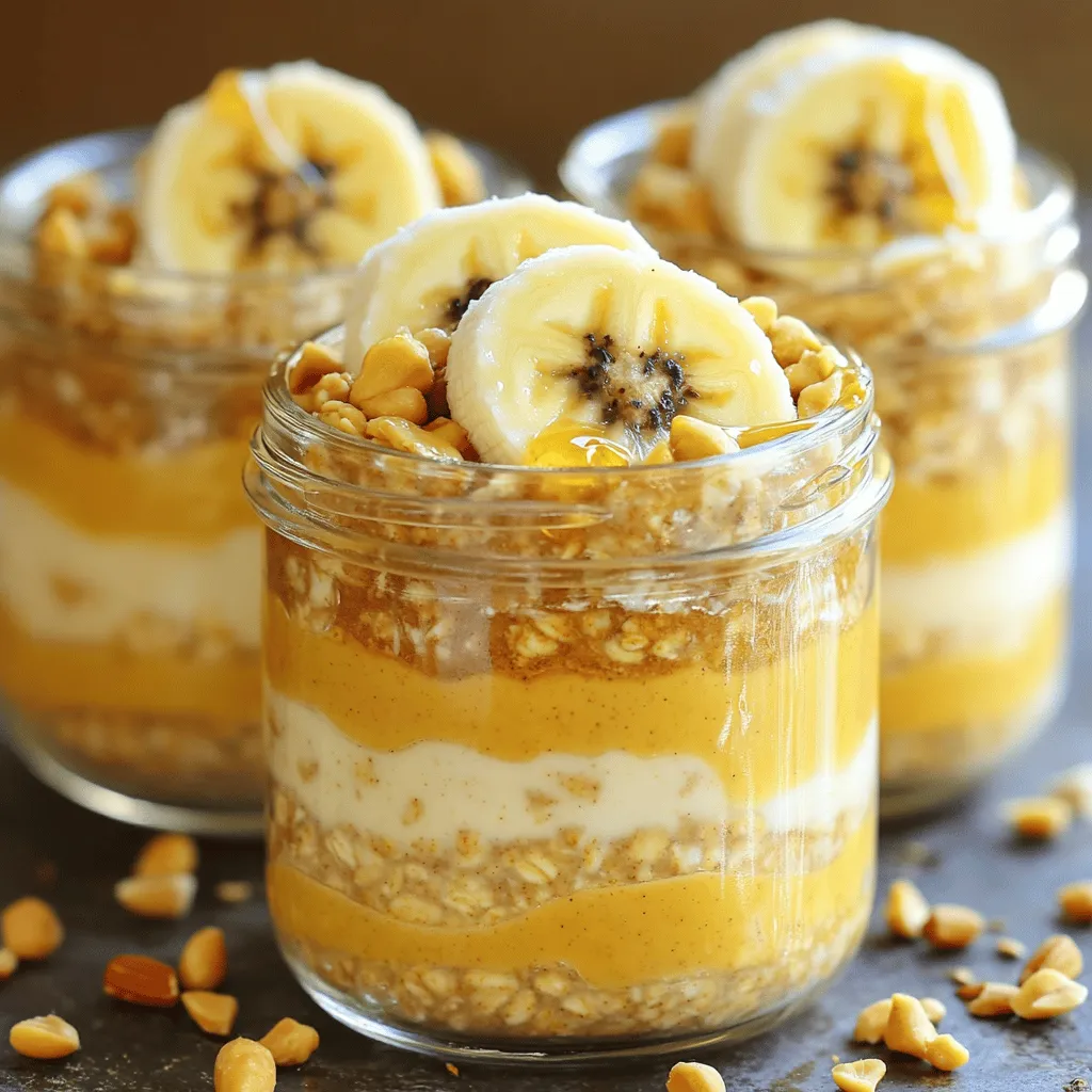 Peanut Butter Banana Overnight Oats Quick and Easy Recipe