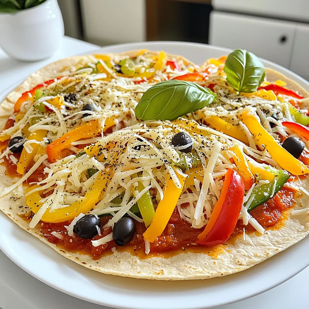 Air Fryer Crispy Tortilla Pizza Flavorful and Easy Meal