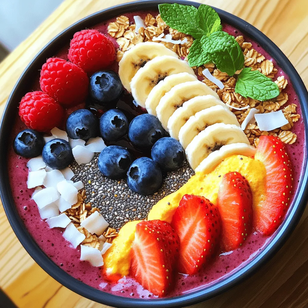 Triple Berry Smoothie Bowl Nutrient-Packed Delight