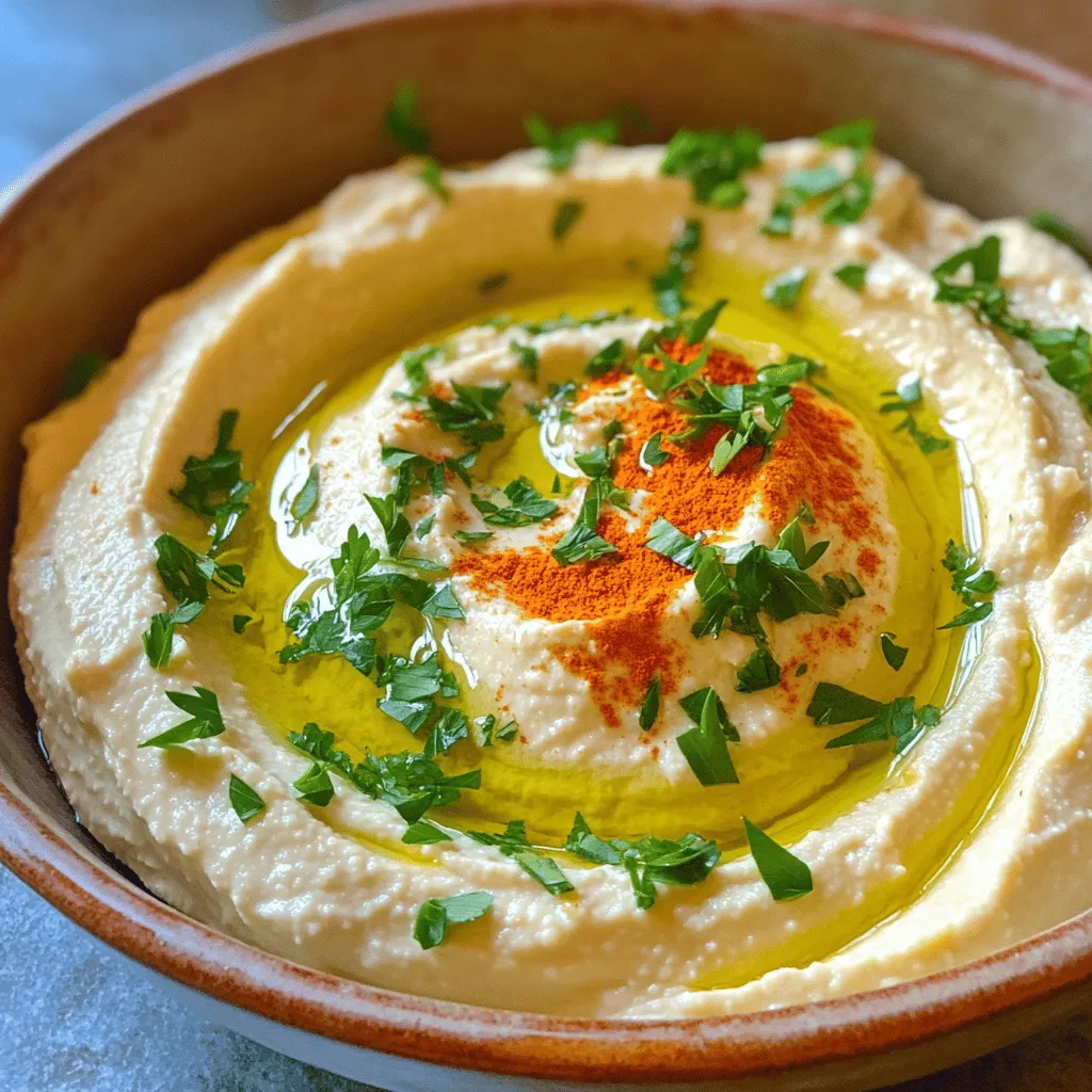 Classic Hummus Recipe Flavorful and Simple Dip