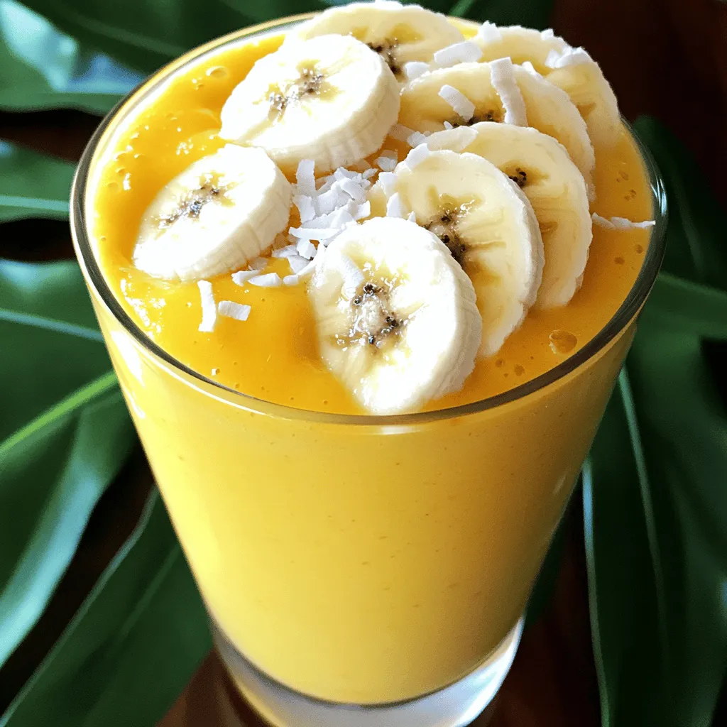 Mango Pineapple Smoothie Refreshing and Healthy Treat