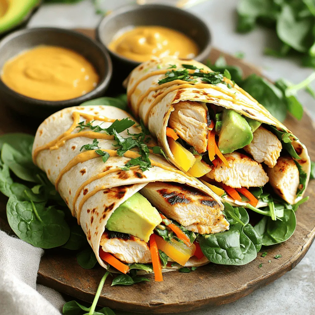 Honey Mustard Chicken Wraps Tasty and Easy Recipe