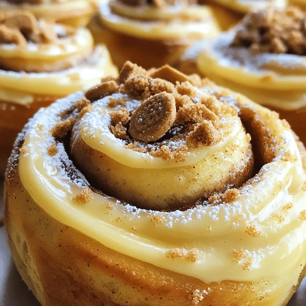 Biscoff Cookie Butter Cinnamon Rolls Delightful Treat