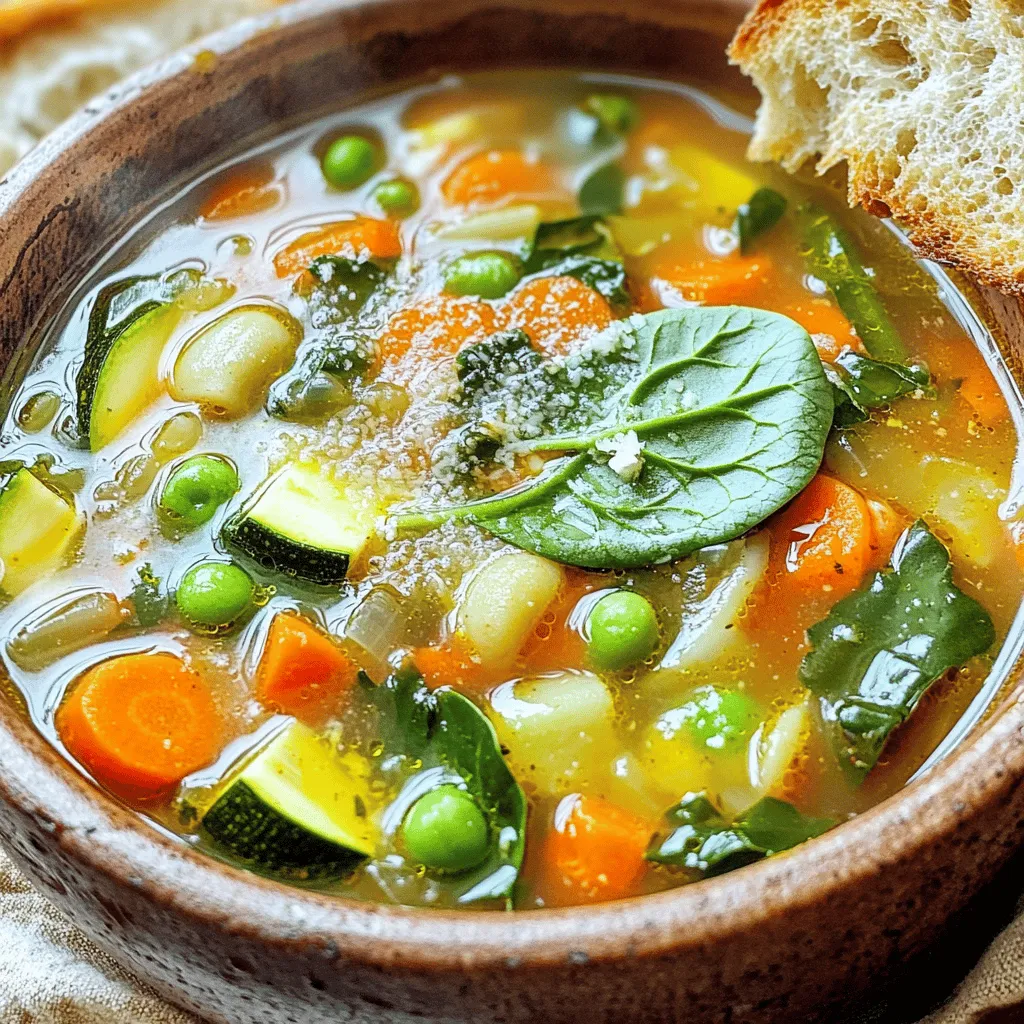Veggie Loaded Minestrone Soup Comforting and Healthy
